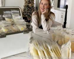 The YouTuber has a heart of gold and she donated her breast milk for the kids who do not get their mother's milk for some reason.
